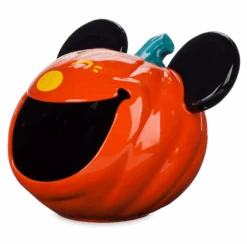 Disney Parks 2023 Mickey Halloween Pumpkin Ceramic Candy Bowl New -I Love Characters 04b532e7 9694 5280 a016 99645f3472c8