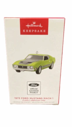 Hallmark 2023 Keepsake 1973 Ford Mustang Mach 1 Christmas Ornament New With Box