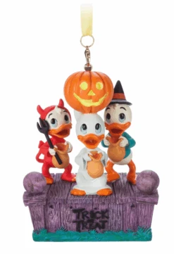 Disney Halloween Huey Dewey Louie Singing Living Magic Sketchbook Ornament New