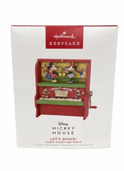 Hallmark 2023 Keepsake Disney Mickey Minnie Let's Dance! Christmas Ornament New