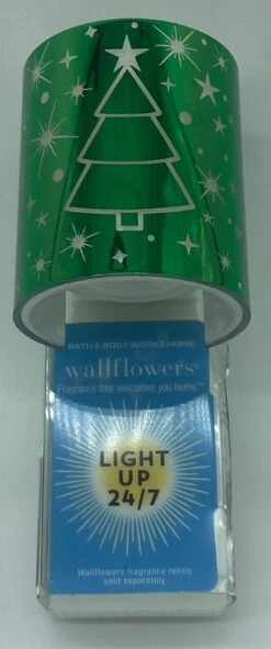 Bath And Body Works 2022 Christmas Tree And Stars Nightlight Wallflowers New