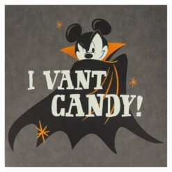 Disney Parks Mickey Mouse Halloween Vampire Wall Sign New