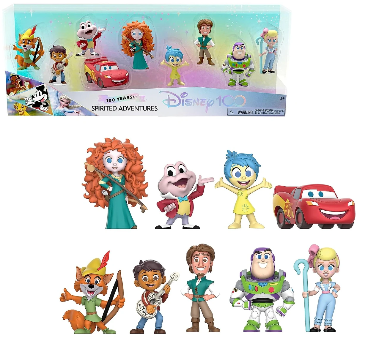 Disney100 Years Spirited Adventures 9-Pcs Figure Pack Play Toys New With Box 1 Disney100 Years Spirited Adventures 9-Pcs Figure Pack Play Toys New With Box