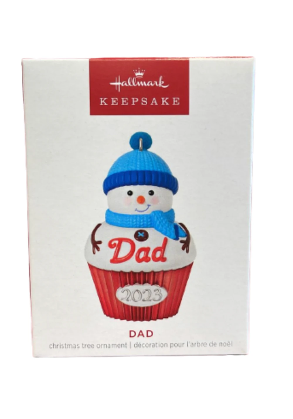 Hallmark 2023 Keepsake Dad Cupcake Christmas Ornament New With Box 1 Hallmark 2023 Keepsake Dad Cupcake Christmas Ornament New With Box
