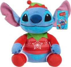 Disney Holiday Stitch With Snowflake Sweater Large Plush New With Tags