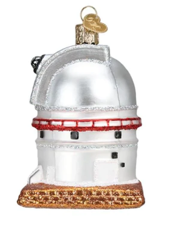 Old World Christmas Observatory Glass Christmas Ornament New With Box 3 Old World Christmas Observatory Glass Christmas Ornament New With Box - Image 3