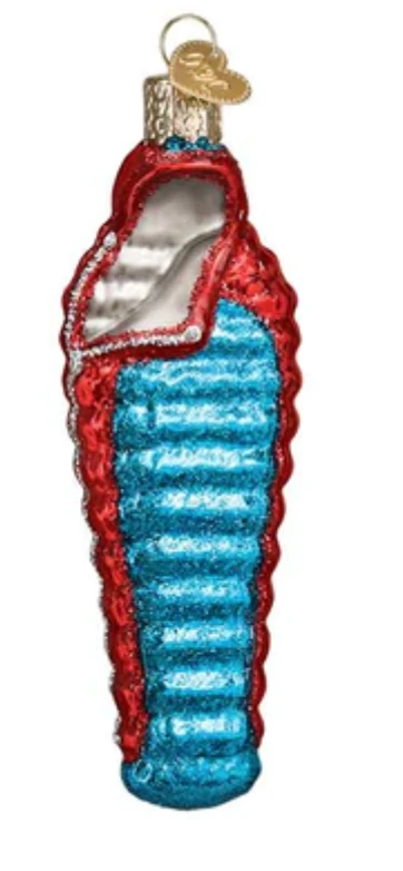 Old World Christmas Sleeping Bag Glass Christmas Ornament New With Box 1 Old World Christmas Sleeping Bag Glass Christmas Ornament New With Box