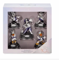 Disney 100 Years Of Wonder Mickey And Friends Sketchbook Christmas Ornament Set