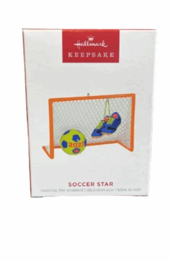 Hallmark 2023 Keepsake Soccer Star Christmas Ornament New With Box