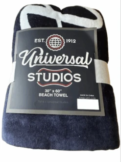 Universal Studios Est. 1912 Beach Towel 30x60inc New With Tag