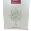 Hallmark 2023 Keepsake Snowflake Porcelain Christmas Ornament New With Box