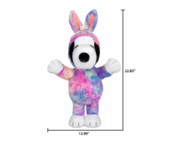 Peanuts Snoopy With Easter Rainbow Bunny Suit Greeter Plush New With Tag -I Love Characters 2f72b0ff c986 566f 8e2a 087d5375a9fd