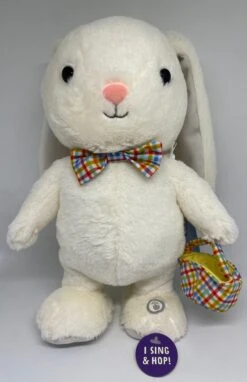 Hallmark Easter Hoppy Bunny With Sound Bye Bye Bye And Motion Plush New With Tag