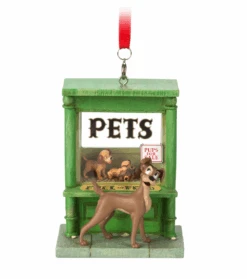 Disney Lady And The Tramp Pets Sketchbook Christmas Tree Ornament New With Tag