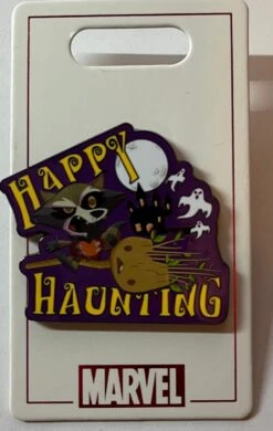 Disney Halloween 2021 Groot And Rocket Happy Haunting Pin New With Card