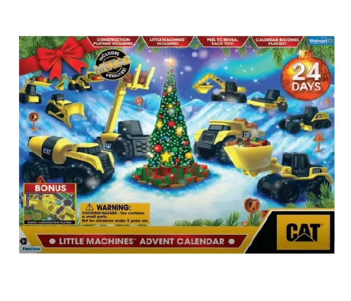CAT Caterpillar Advent Calendar 24 Days Little Machines Walmart Exclusive New 1 CAT Caterpillar Advent Calendar 24 Days Little Machines Walmart Exclusive New