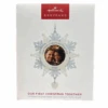 Hallmark 2023 Keepsake First Christmas Together Snowflake Photo Frame Ornament