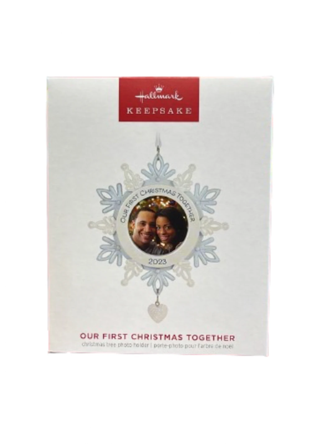 Hallmark 2023 Keepsake First Christmas Together Snowflake Photo Frame Ornament 1 Hallmark 2023 Keepsake First Christmas Together Snowflake Photo Frame Ornament