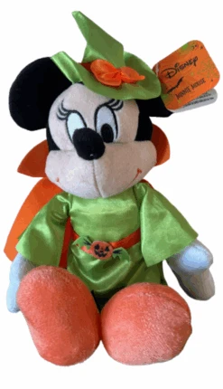 Disney Halloween Minnie With Witch Costume Plush New With Tags