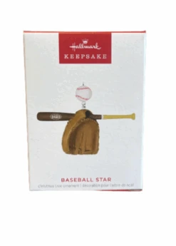 Hallmark 2023 Keepsake Baseball Star Christmas Ornament New With Box