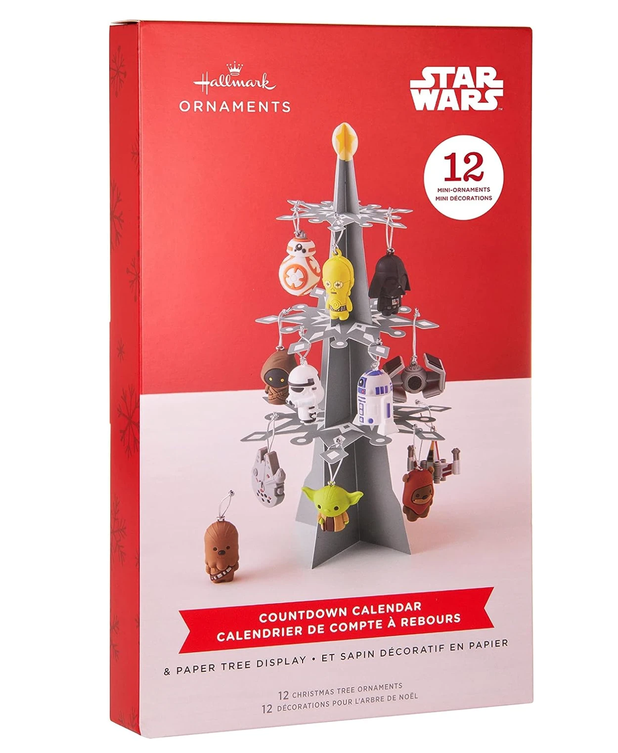 Disney Hallmark Star Wars Countdown Calendar Christmas Tree Set With 12 Mini Ornaments 2 Disney Hallmark Star Wars Countdown Calendar Christmas Tree Set With 12 Mini Ornaments - Image 2