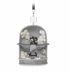 Disney 100 Mickey And Minnie Plane Crazy Sketchbook Christmas Ornament New Tag