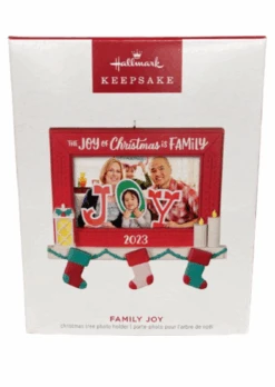 Hallmark 2023 Keepsake Family Joy Photo Frame Christmas Ornament New With Box