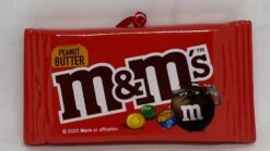 M&M's World Peanuts Butter Candy Bag Resin Christmas Ornament New With Tag