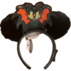 Disney Parks Halloween Mickey Vampire Glow In The Dark Headband New With Tag
