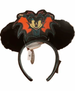 Disney Parks Halloween Mickey Vampire Glow In The Dark Headband New With Tag
