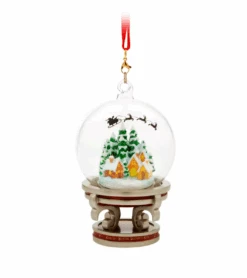 Disney Sketchbook The Santa Clause Snow Globe Christmas Ornament New With Tag