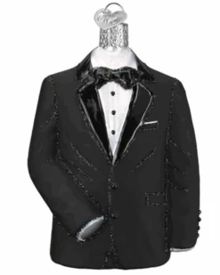 Old World Christmas Tuxedo Glass Christmas Ornament New With Box