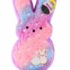 Peeps Easter Peep Rainbow Purple Bunny Glows In The Dark Plush New With Tag