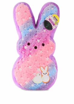 Peeps Easter Peep Rainbow Purple Bunny Glows In The Dark Plush New With Tag