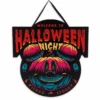 Disney Parks 2023 Mickey Pumpkin Welcome To Halloween Night Door Sign New W Tag
