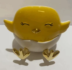 Bath And Body Works 2022 Easter Chicks Single Wick Candle Holder New With Box
