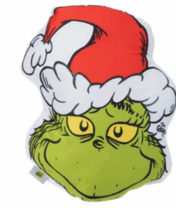 Dr. Seuss The Grinch Who Stole Christmas Grinch Face Pillow New With Tag -I Love Characters 5a2165cf fea2 5b1d afc4 b8109ac847ef
