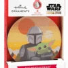 Hallmark Star Wars Mandalorian And Grogu Christmas Tree Ornament New With Box