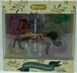 Breyer Horses 2021 Holiday Carousel Herald Christmas Ornament New With Box
