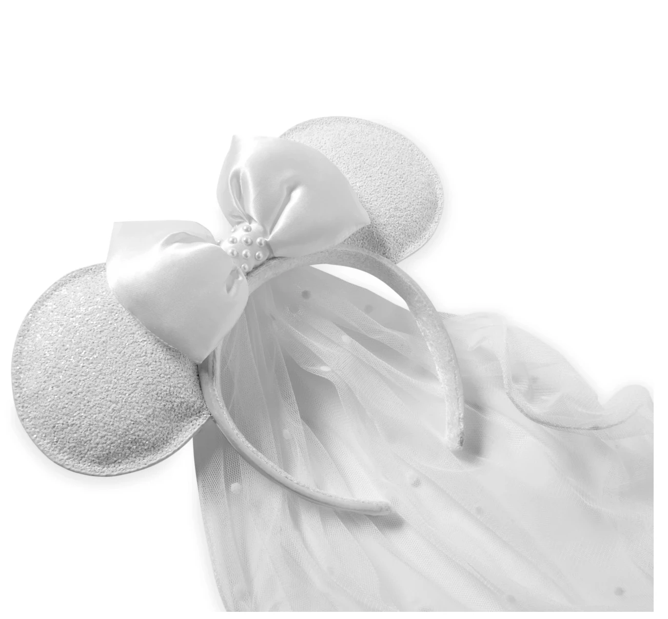 Disney Parks Wedding Minnie Bridal Ear Headband New With Tags 3 Disney Parks Wedding Minnie Bridal Ear Headband New With Tags - Image 3
