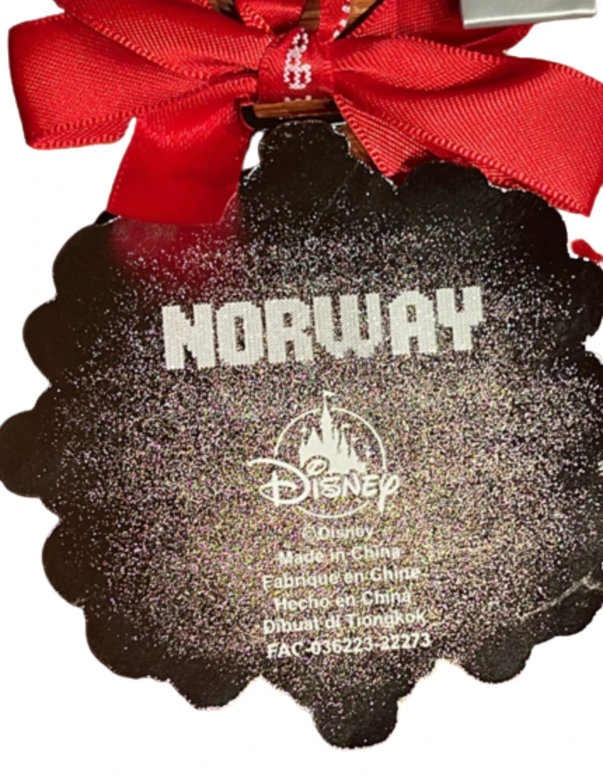 Disney Parks Epcot Norway Snowflake Metal Christmas Ornament New With Tag 2 Disney Parks Epcot Norway Snowflake Metal Christmas Ornament New With Tag - Image 2