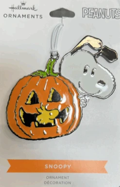 Hallmark Peanuts Snoopy Pumpkin Halloween Metal Ornament New With Tag -I Love Characters 6b32e6cb 0a00 5b8d bdd8 eb8719401254