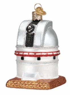 Old World Christmas Observatory Glass Christmas Ornament New With Box