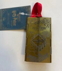 Universal Studios Harry Potter The Marauder's Map Light Up Christmas Ornament
