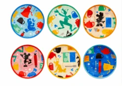 Disney Parks Mickey Mouse And Friends Tidbit Plates With Caddy Set New With Tag -I Love Characters 70c45ce4 f87e 549b a4e9 a737c7731e08