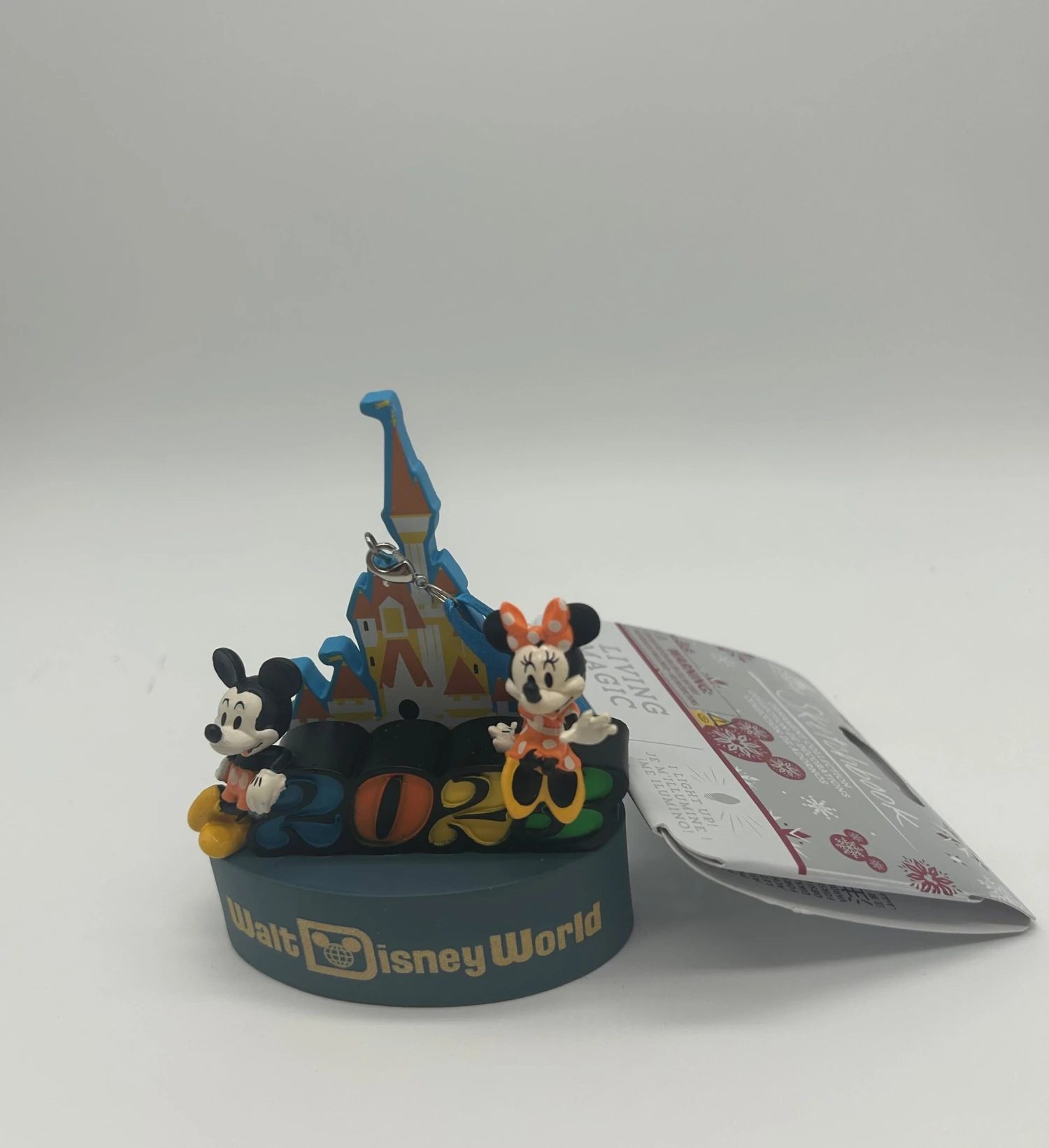 Disney Walt Disney World 2023 Mickey Minnie Light Up Christmas Ornament New Tag 1 Disney Walt Disney World 2023 Mickey Minnie Light Up Christmas Ornament New Tag