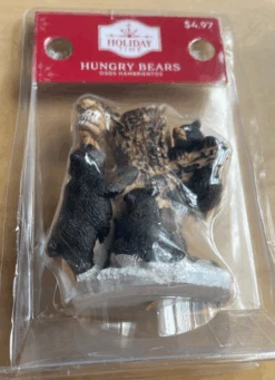 Holiday Time Hungry Bears Christmas Figurine New With Box -I Love Characters 7c37dbf5 aefb 54da ab95 8a344389a2be