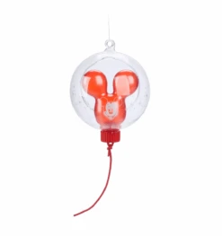 Disney Sketchbook Mickey Red Balloon Light-Up Christmas Tree Ornament New W Tag