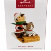 Hallmark 2023 Keepsake Young Santa Christmas Ornament New With Box