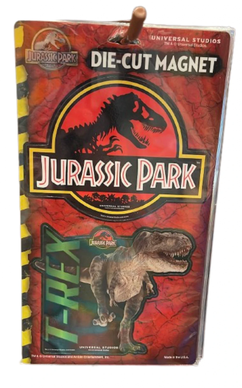 Universal Studios Jurassic Park Logo And T Rex Magnet Set New 2 Universal Studios Jurassic Park Logo And T Rex Magnet Set New - Image 2
